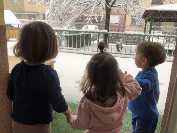 Zimske radosti v Rumenem delu